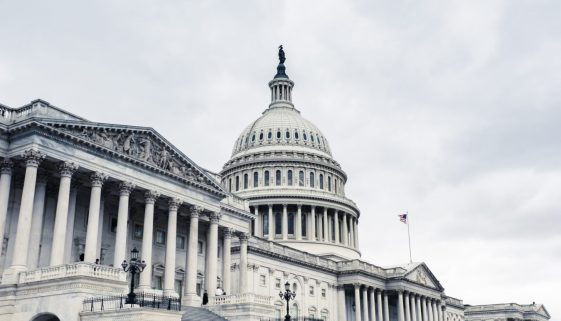 U.S. Capitol Building semi-profile