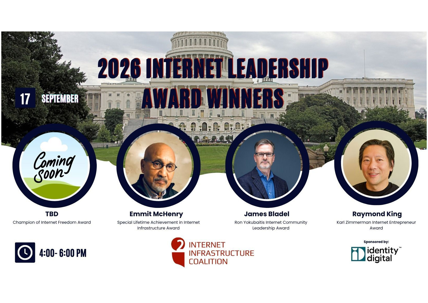 Announcing the 2026 Internet Leadership Award Winners
